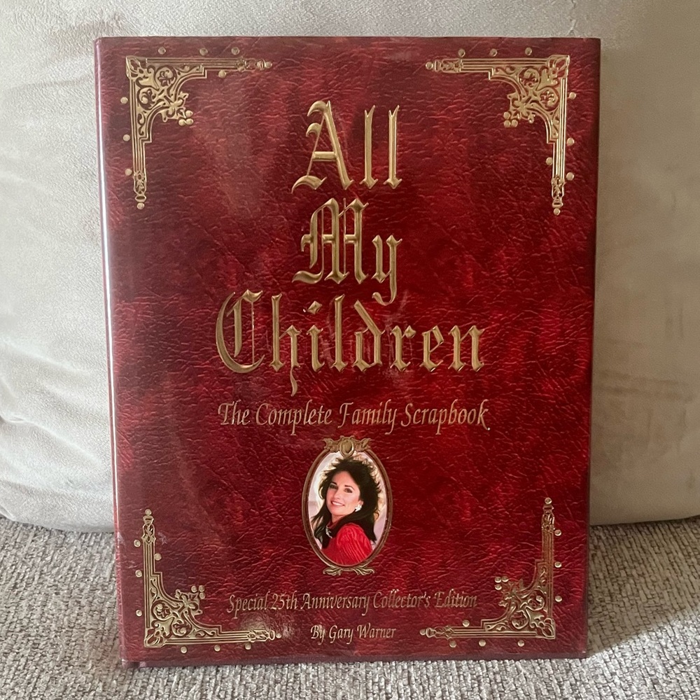 Vintage 1994 All My Children Complete Family Scrapbook Gary Warner 25th Anniv